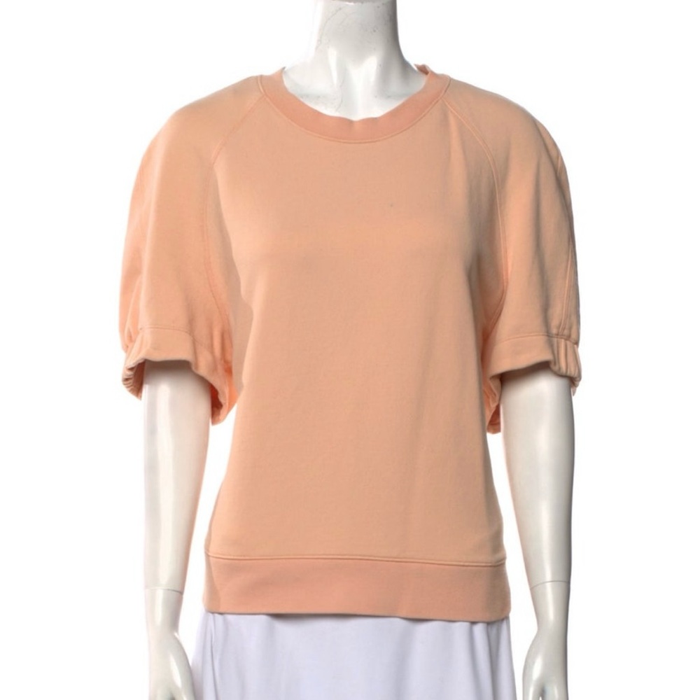 Tibi Short Sleeve Sweatshirt
